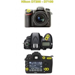 Carcasa subacuática para Nikon D7100/D7200, sin puerto