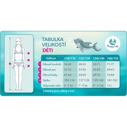 HAPPY TAILS Kostým mořská panna NIXIE - bez ploutve! divers.cz