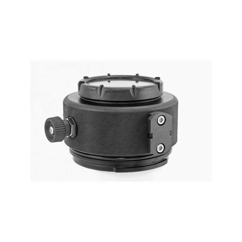Port plat pour les objectifs Canon 18-55mm et 50mm/60mm macro zoom sur le boîtier NIMAR D-SLR Port plat pour les objectifs Canon 18-55mm et 50mm/60mm macro zoom sur le boîtier NIMAR D-SLR