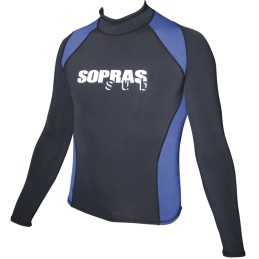 SOPRASSUB Neoprenové tričko - Rash guard - triko s dlouhým rukávem, materiál: 0,5mm Neospan-ukončeno divers.cz