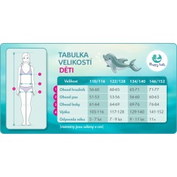 Kostým mořská panna MELUSINA - bez ploutve!