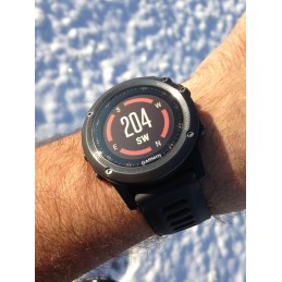 Hodinky multifunkční FENIX3 Sapphire Titanium Optic, DLC Band