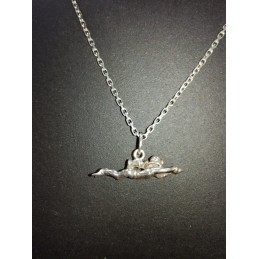 Pendentif argenté pour plongeur - petit