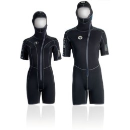 Wetsuit DIVE FLEX Short 5,5 mmwith hood, men