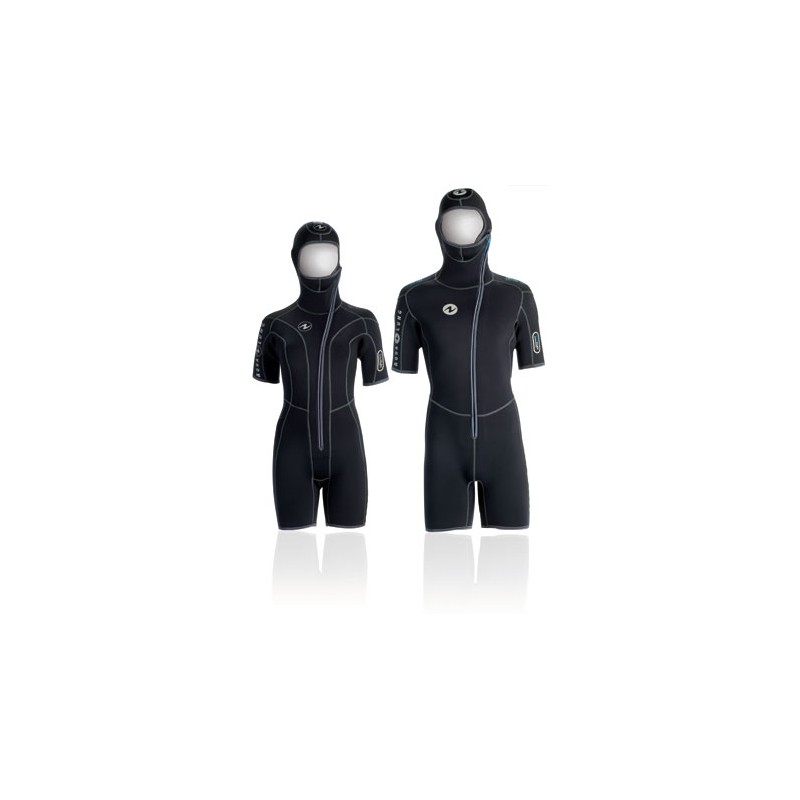 Wetsuit DIVE FLEX Short 5,5 mmwith hood, men