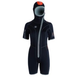 Wetsuit DIVE trench coat with hood 5,5 mm - Lady