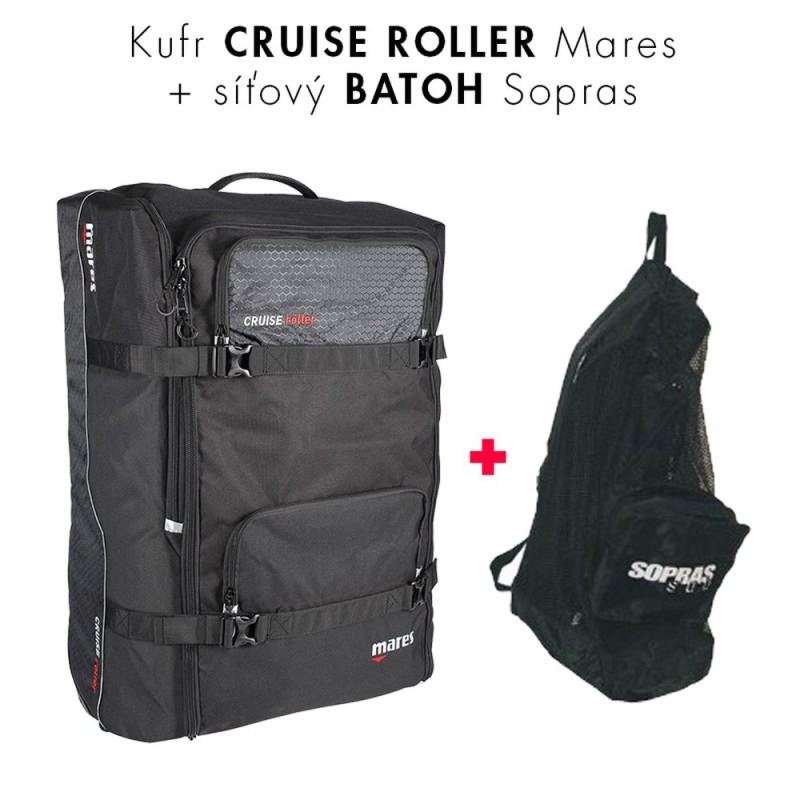DIVERS DIRECT Kufr Cruise Roller + síťový batoh divers.cz