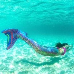 Mermaid Tail Neon Sea
