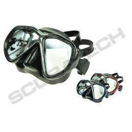 SCUBATECH Maska Tiara II, černý silikon, (žlutá anti-fog skla), SCUBATECH divers.cz