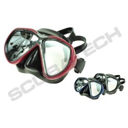 SCUBATECH Maska Tiara II, černý silikon, (žlutá anti-fog skla), SCUBATECH divers.cz