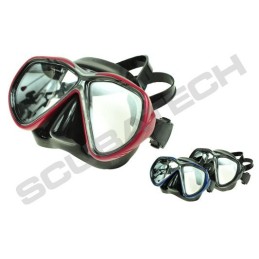 SCUBATECH Maska Tiara II, černý silikon, (žlutá anti-fog skla), SCUBATECH divers.cz