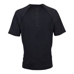 T-shirt RASH GUARD Herren SS schwarz/ grau