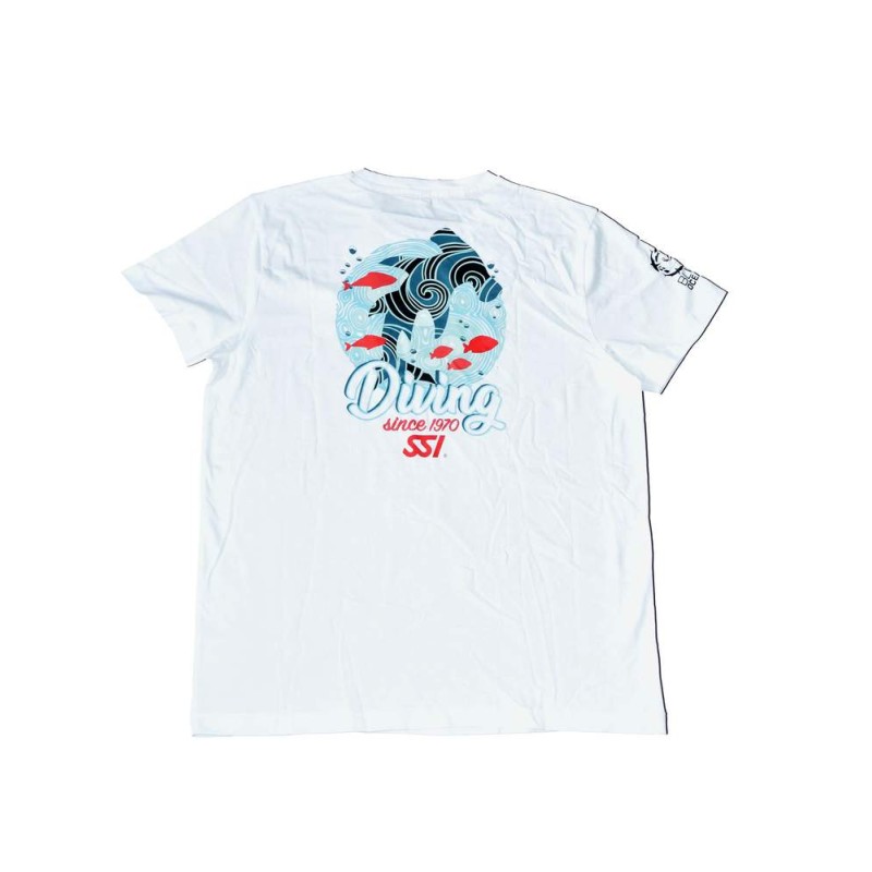 T-shirt Divers SSI Shark diving men