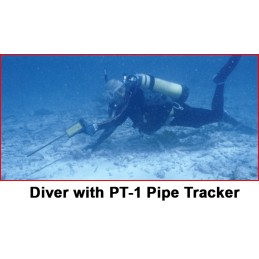 Metal detector for divers JW Fisher Pipe tracker