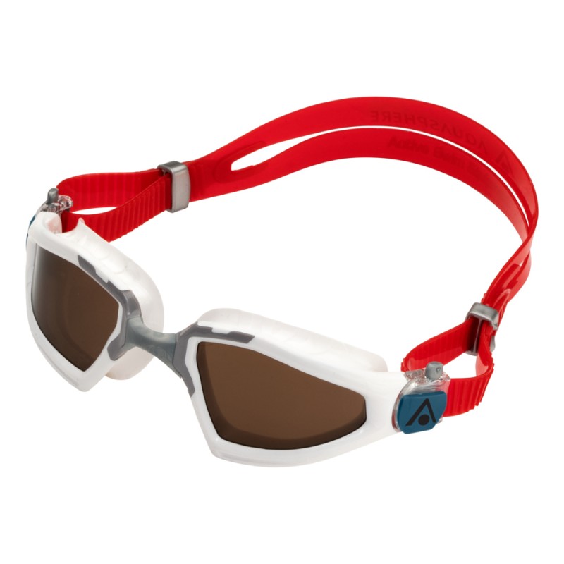 Schwimmbrille braun polarisiertes Visier