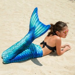 Mermaid costume AQUAMARINE with fin