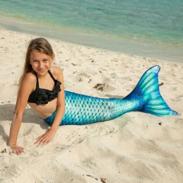 Mermaid costume AQUAMARINE with fin