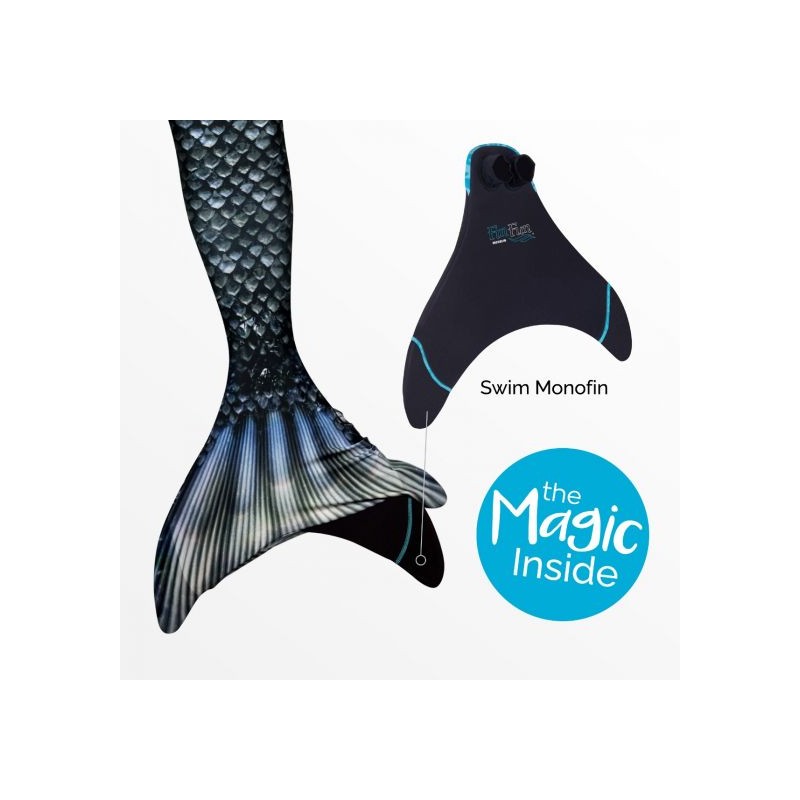 Costume de sirene BARRACUDA avec nageoire Costume de sirene BARRACUDA avec nageoire