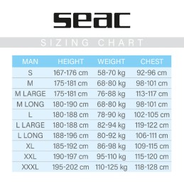 Néoprene SPACE 5 mm, pour hommes