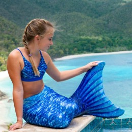 Mermaid costume ARCTIC BLUE