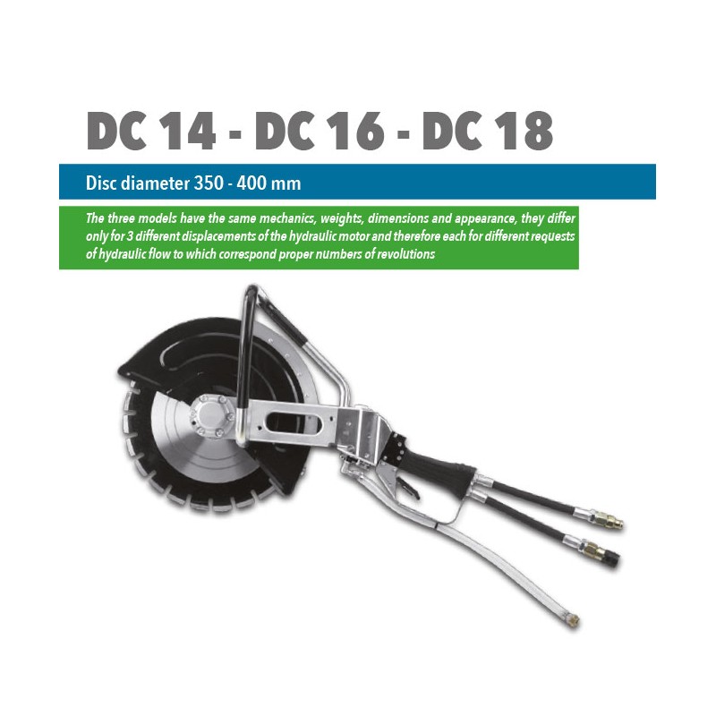 Scie circulaire hydraulique DC