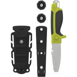 Gear Aid Nůž TANU™ green + B.C.D. Adapter, Gear Aid divers.cz