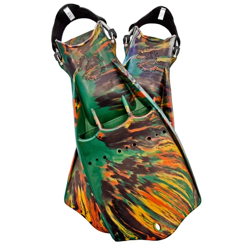 Palmes Dive System TECH FIN CAMO avec ressorts