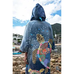 Cape Serviette Turtles Poncho