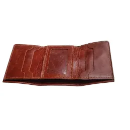 Leather wallet with Mark V logo