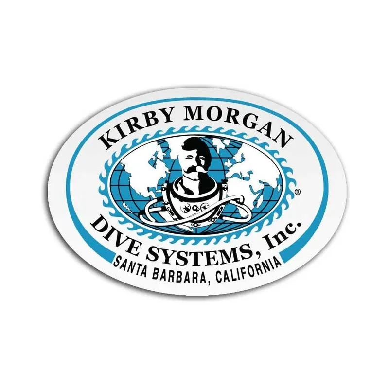 Sticker KMDSI Oval (Large) Kirby Morgan