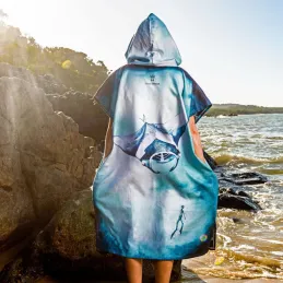 Serviette de bain Poncho a langer - Manta Ray 20 commentaires