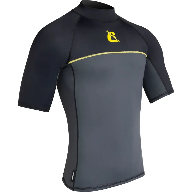 T-shirt Rashguard Cressi Grau , kurzarm T-shirt Rashguard Cressi Grau , kurzarm