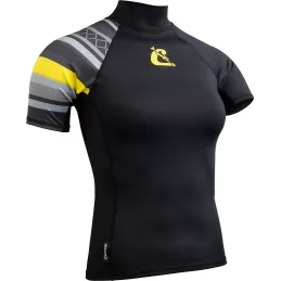 Triko Rashguard Cressi Black, krátký rukáv