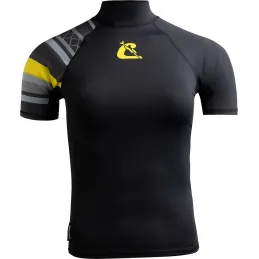 T-shirt Rashguard Cressi Black, short sleeve