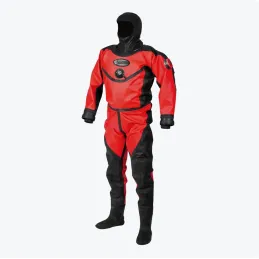 Combinaison étanche HAZMAT Public Safety Back Entry Rouge/Noir