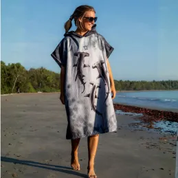 Serviette de toilette Poncho a langer - Tortue