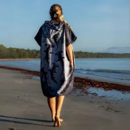 Serviette de toilette Poncho a langer - Tortue