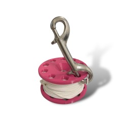 Cívka 20m s nerezovou karabinou 100mm Divers Direct|Navijáky|Divers Direct Praha