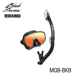 Serene mirrored mask and snorkel set