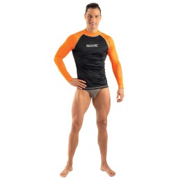 Triko rashguard s dlouhým rukávem pánské Seac Sub T-SUN oranžové|Neopreny, Obleky pro potápění|Divers Direct Praha