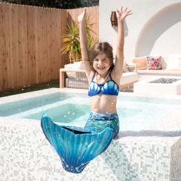 Teal Fantasy štartovací kostým morskej panny FinFun