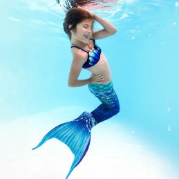 Teal Fantasy štartovací kostým morskej panny FinFun