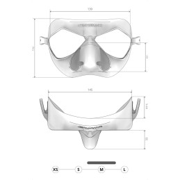 Freediving mask INCREDIBLE Salvimar Antifog