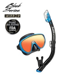 Serene mirrored mask and snorkel set