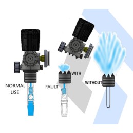 Filter for EXTRA FLOW valve with safety valve