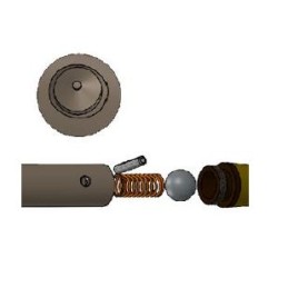 Filter for EXTRA FLOW valve with safety valve
