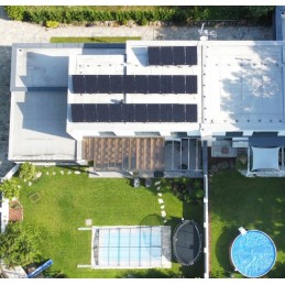 Solarmodul 410W ganz schwarz, rahmenlos, DAH