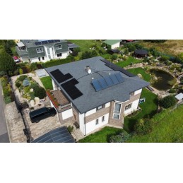 Solarmodul 410W ganz schwarz, rahmenlos, DAH