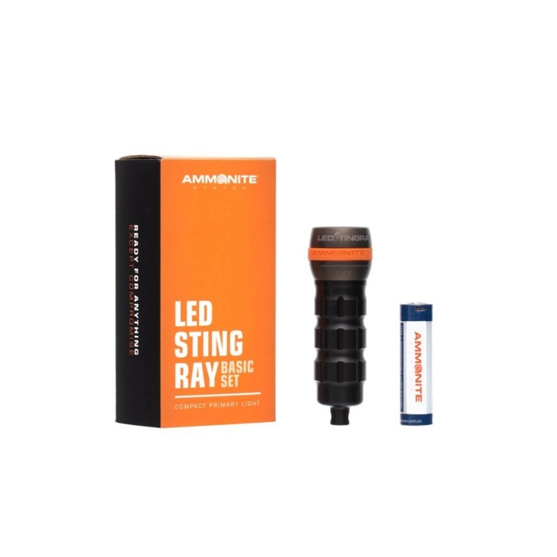 Set LED STINGRAY II BASIC  (s baterií) AMMONITE|Záložní světla|Divers Direct Praha