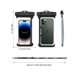 Funda flexible e impermeable para móvil Seawag FLEX de 6,9" con certificación IPX8